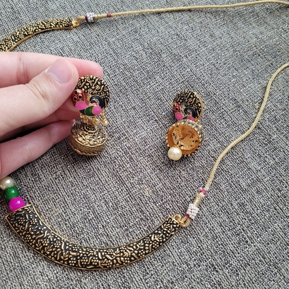 Indian bridal jewelry set - Picture 8 of 11